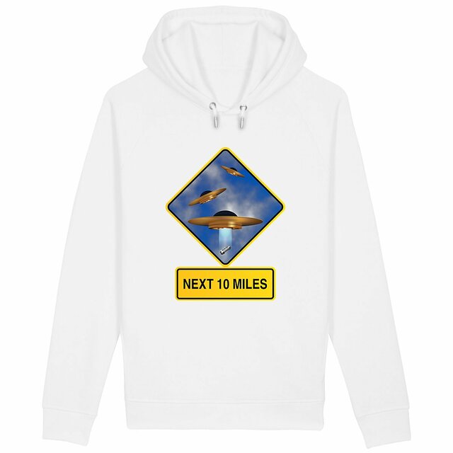 Image back ❀ Sweat-Shirt Standard à Capuche Unisexe Poches Latérales ~Premium+ ✦ UFO ALERT [🌐 EN] ✨