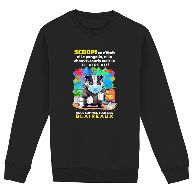 Image back ❀ Sweat-Shirt Épais Unisexe ~Premium+ ✦ PANIC MODE [🌐 FR] ✨