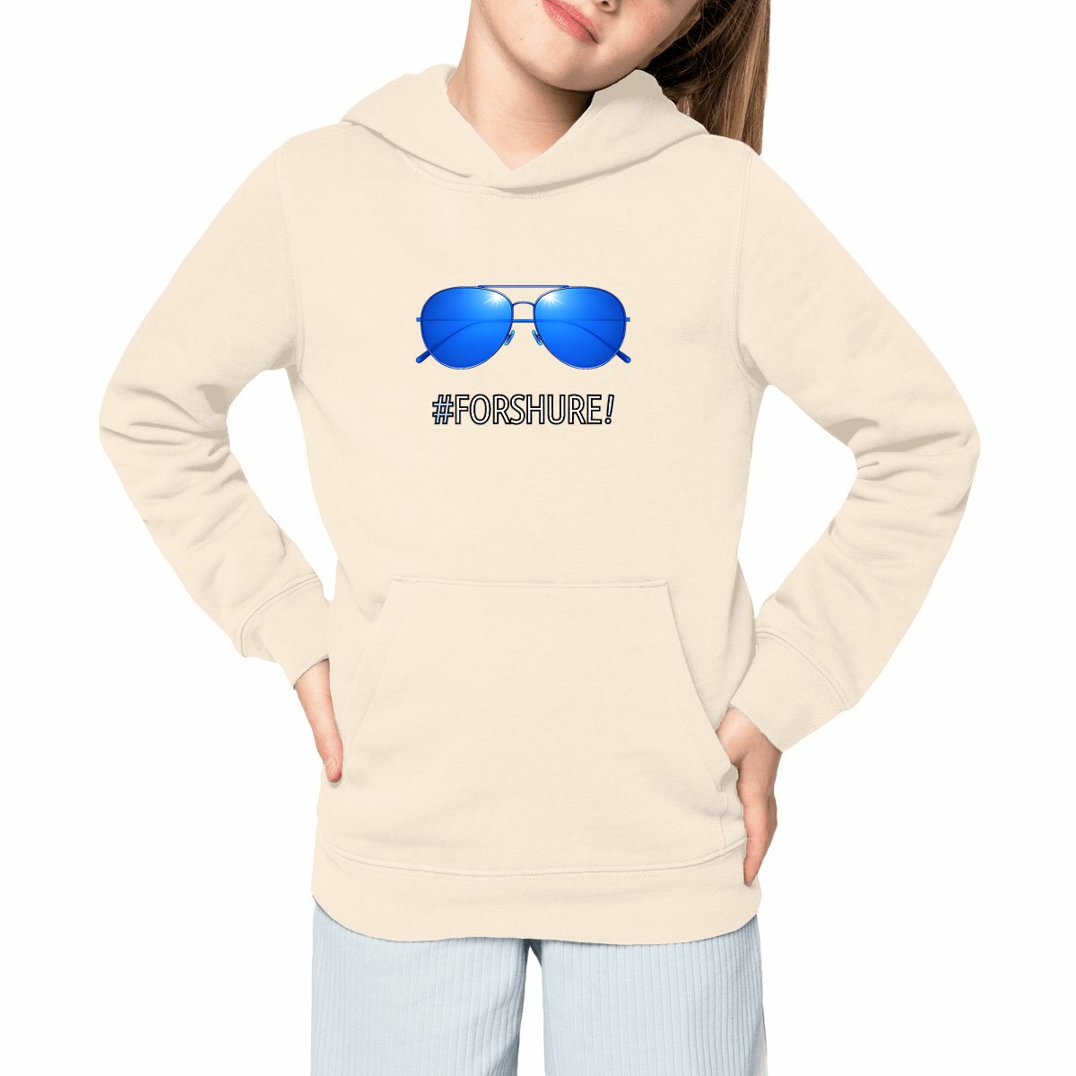 Image front ❀ Sweat-Shirt Épais à Capuche Unisexe Enfant ~Premium+ ✧ DAVOS 2026 PARODY [🌐 FR] ✨