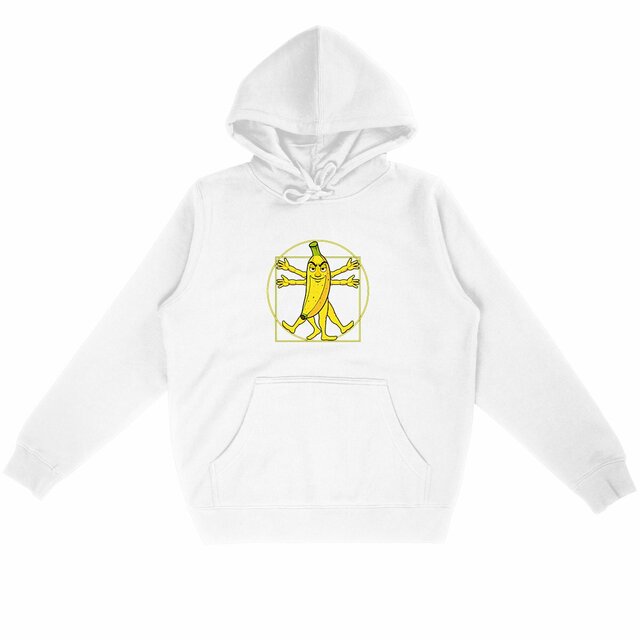 Image back ❀ Sweat-Shirt Standard à Capuche Unisexe ~Premium ✦ LA BANANE DE VITRUVE [🌐 FR] ✨