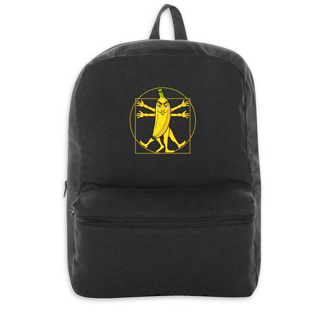 Image back ❀ Sac à dos 100% Recyclé ~Premium+ ✦ LA BANANE DE VITRUVE [🌐 FR] ✨