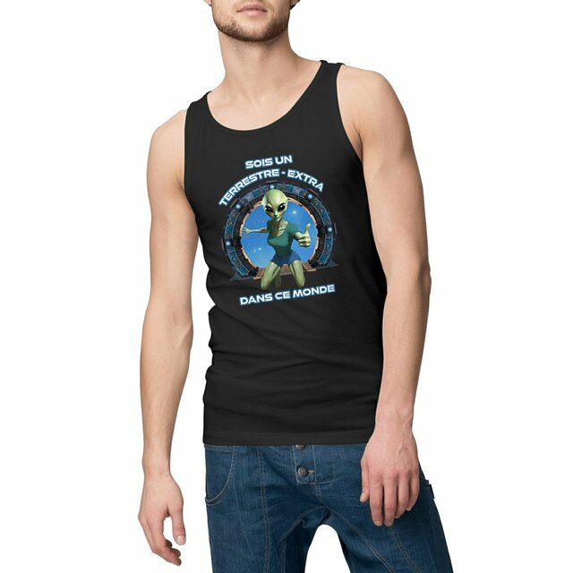Image front ❀ Débardeur Léger Homme ~Change ✦ ZETA (EXTRA-TERRESTRE) [🌐 FR] ✨