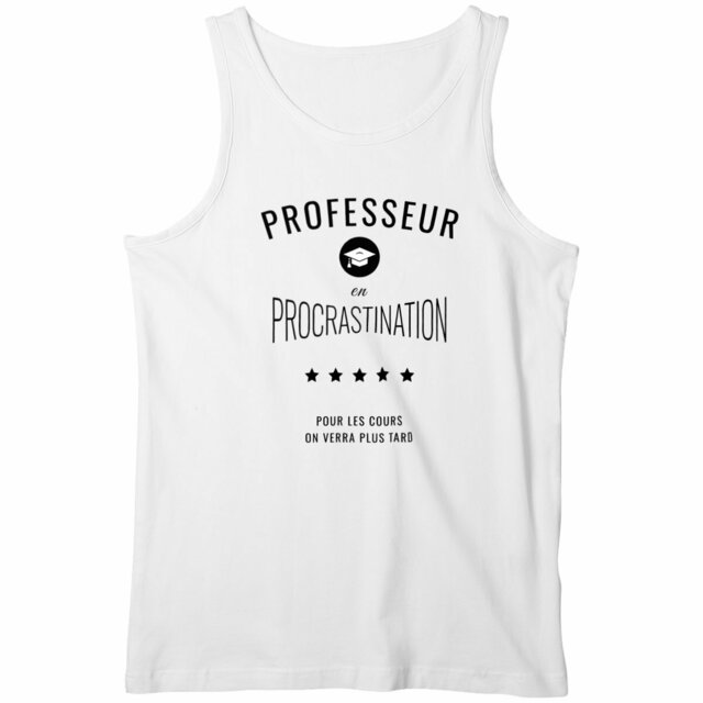Image back ❀ Débardeur Léger Homme ~Change ✦ PROCRASTINATION [🌐 FR] ✨