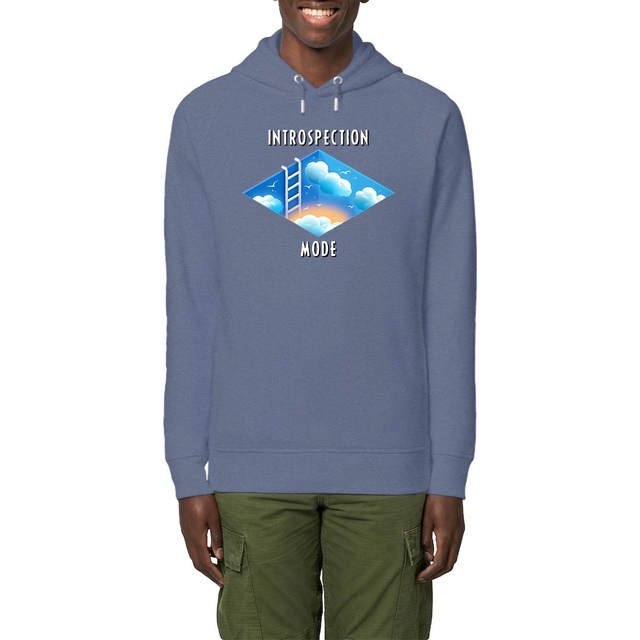 Image front ❀ Sweat-Shirt Standard à Capuche Unisexe Poches Latérales ~Premium+ ✦ INTROSPECTION MODE [🌐 INT] ✨
