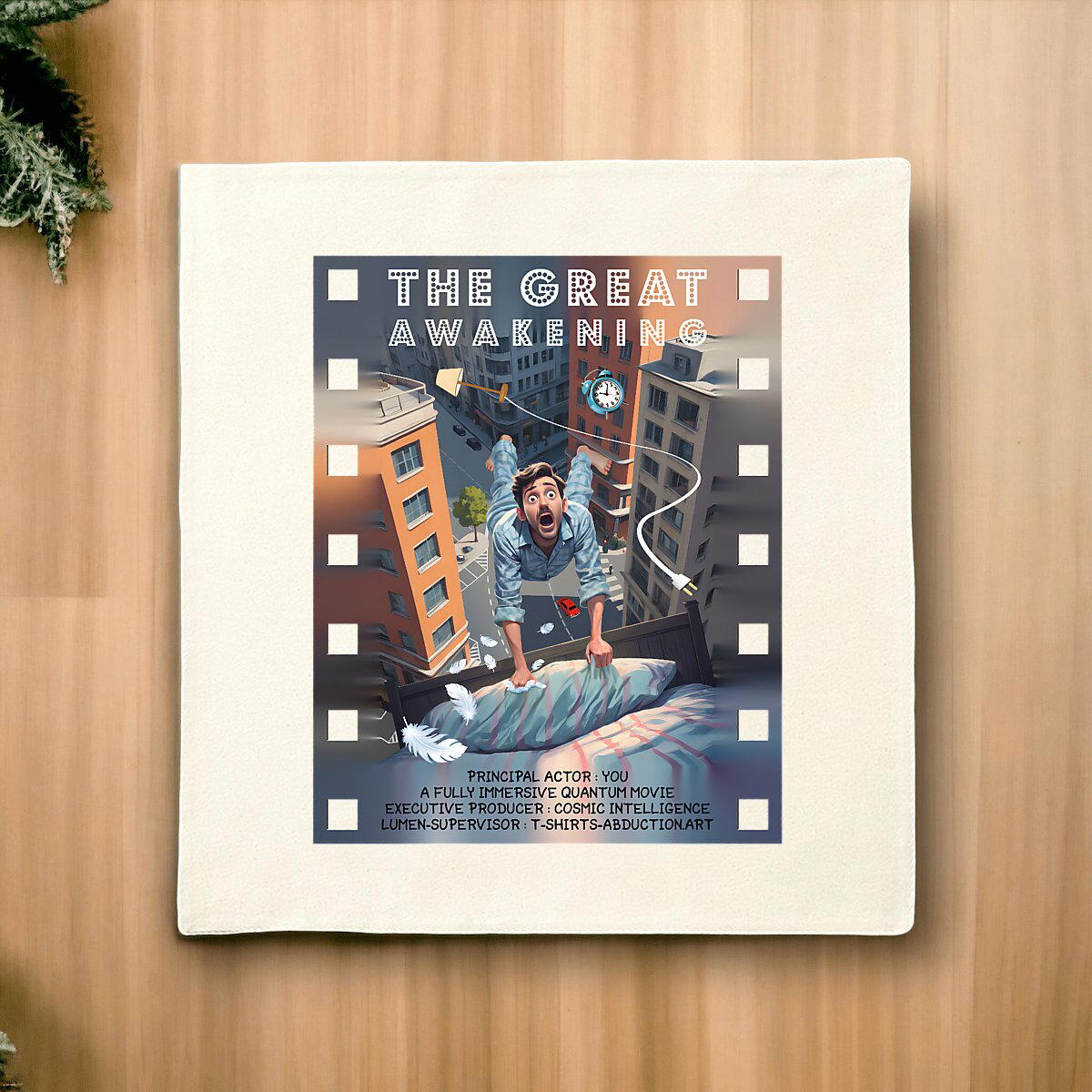 Image front ❀ Housse de coussin ~Premium+ ✦ THE GREAT AWAKENING [🌐 EN] ✨