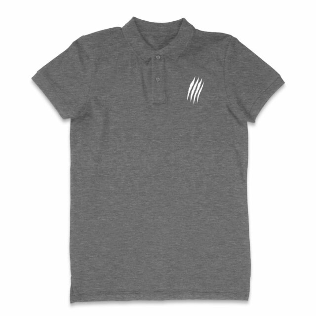 Image back ❀ Polo Mi-Épais Homme ~Premium Visuel Devant & au Dos ✦ LA GRIFFE DU CHAT [🌐 INT] ✨