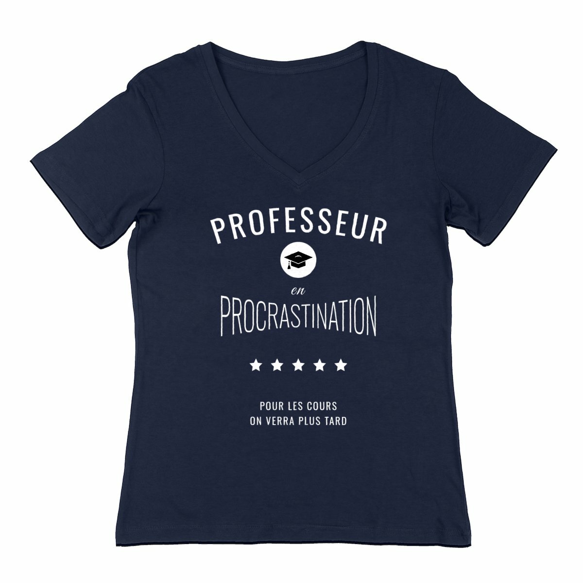 Image back ❀ T-Shirt Léger Femme Col V ~Change ✦ PROCRASTINATION [🌐 FR] ✨