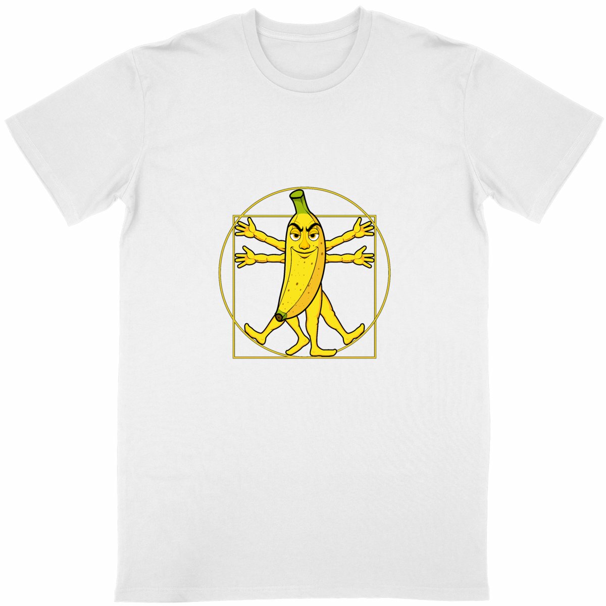 Image back ❀ T-Shirt Léger Classique Unisexe ~Change ✦ LA BANANE DE VITRUVE [🌐 FR] ✨