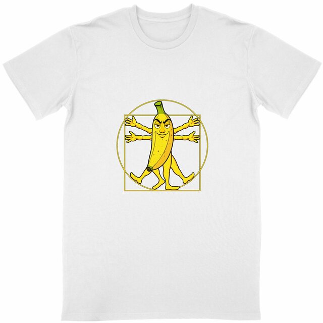 Image back ❀ T-Shirt Léger Classique Unisexe ~Change ✦ LA BANANE DE VITRUVE [🌐 FR] ✨