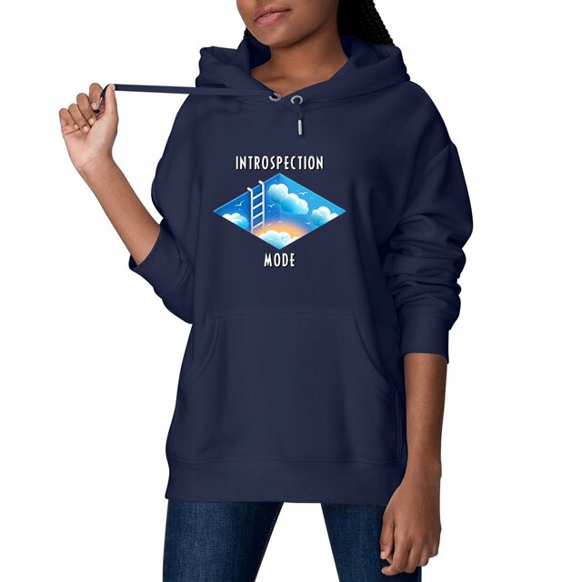 Image front ❀ Sweat-Shirt Épais à Capuche Unisexe ~Premium+ ✦ INTROSPECTION MODE [🌐 INT] ✨