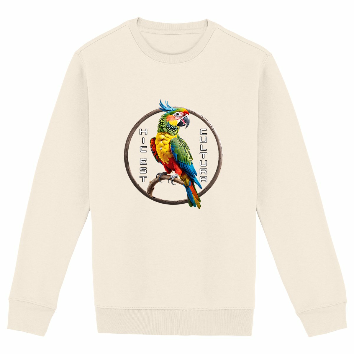 Image back ❀ Sweat-Shirt Épais Unisexe ~Premium+ ✦ PERROQUET [🌐 LAT] ✨