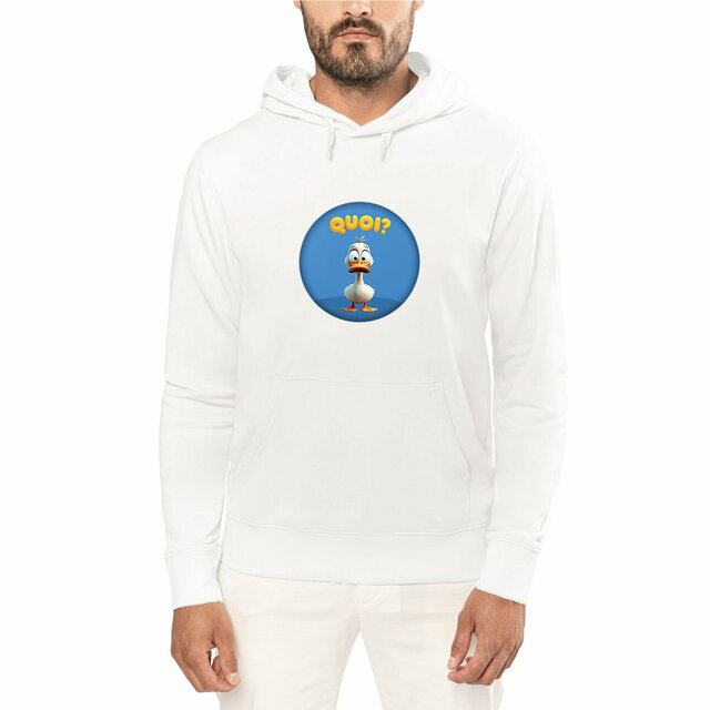 Image front ❀ Sweat-Shirt Standard à Capuche Unisexe ~Premium ✦ PETIT CANARD [🌐 FR] ✨