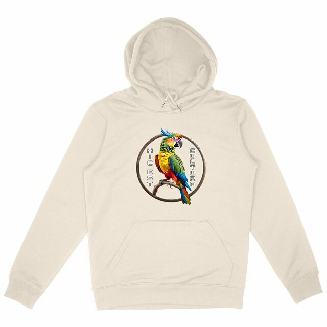 Image back ❀ Sweat-Shirt Épais à Capuche Unisexe, ~Premium+ ✦ PERROQUET [🌐 LAT] ✨