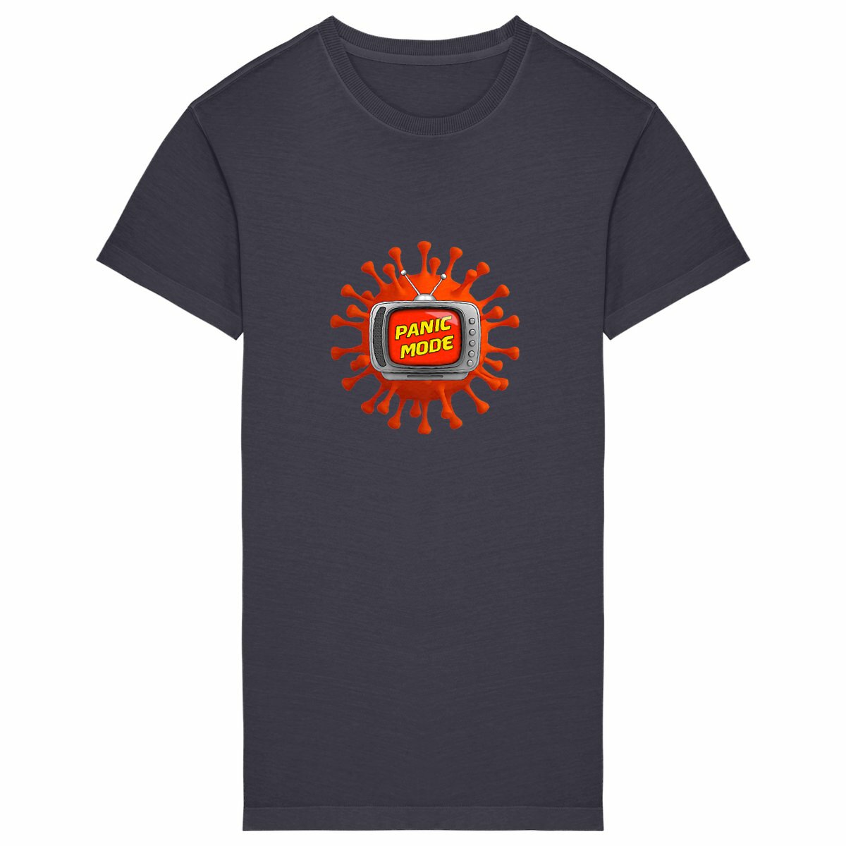 Image back ❀ Robe T-Shirt Mi-Épaisse Vintage Oversize Femme ~Premium+ ✦ PANIC MODE [🌐 FR] ✨