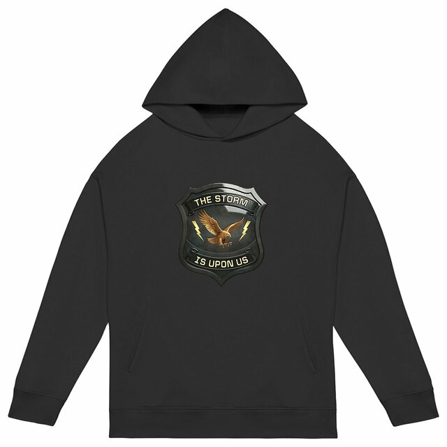 Image back ❀ Sweat-Shirt Standard à Capuche Unisexe Oversize ~Premium+ ✦ THE STORM IS UPON US [🌐 EN]