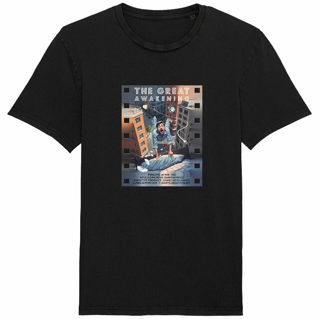 Image back ❀ T-Shirt Mi-Léger Unisexe Vintage ~Premium ✦ THE GREAT AWAKENING [🌐 EN] ✨