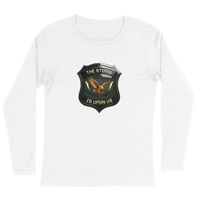 Image back ❀ T-Shirt Léger Femme Manches longues ~Premium ✦ THE STORM IS UPON US [🌐 EN] ✨