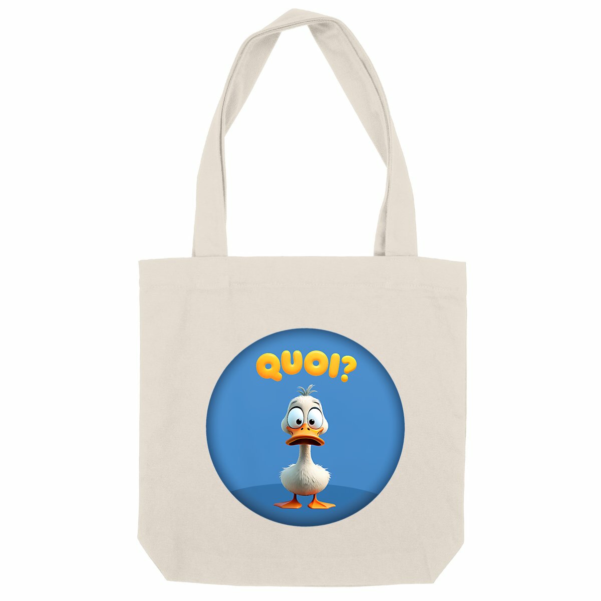Image back ❀ Totebag Épais ~Premium+ ✦ PETIT CANARD [🌐 FR] ✨