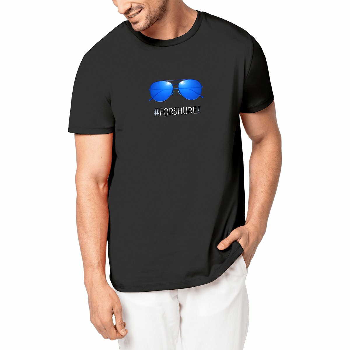 Image front ❀ T-Shirt Unisexe Mi-Épais Made in Portugal ~Premium ✧ DAVOS 2026 PARODY [🌐 FR] ✨