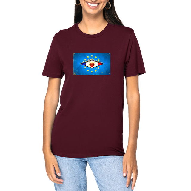 Image front ❀ T-Shirt Mi-Épais Unisexe ~Premium+ ✧ DÉCHIRURE FRANCE/EUROPE [🌐 FR] ✨