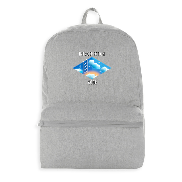 Image front ❀ Sac à dos 100% Recyclé ~Premium+ ✦ INTROSPECTION MODE [🌐 INT] ✨