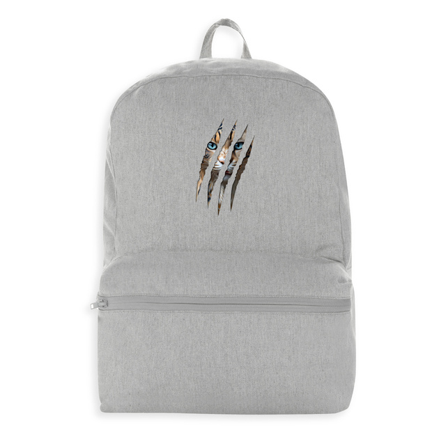 Image front ❀ Sac à dos 100% Recyclé ✦ LA GRIFFE DU CHAT [🌐 INT] ✨