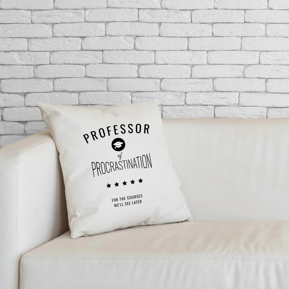 Image front ❀ Coussin + housse ~Premium+ ✦ PROCRASTINATION [🌐 EN] ✨