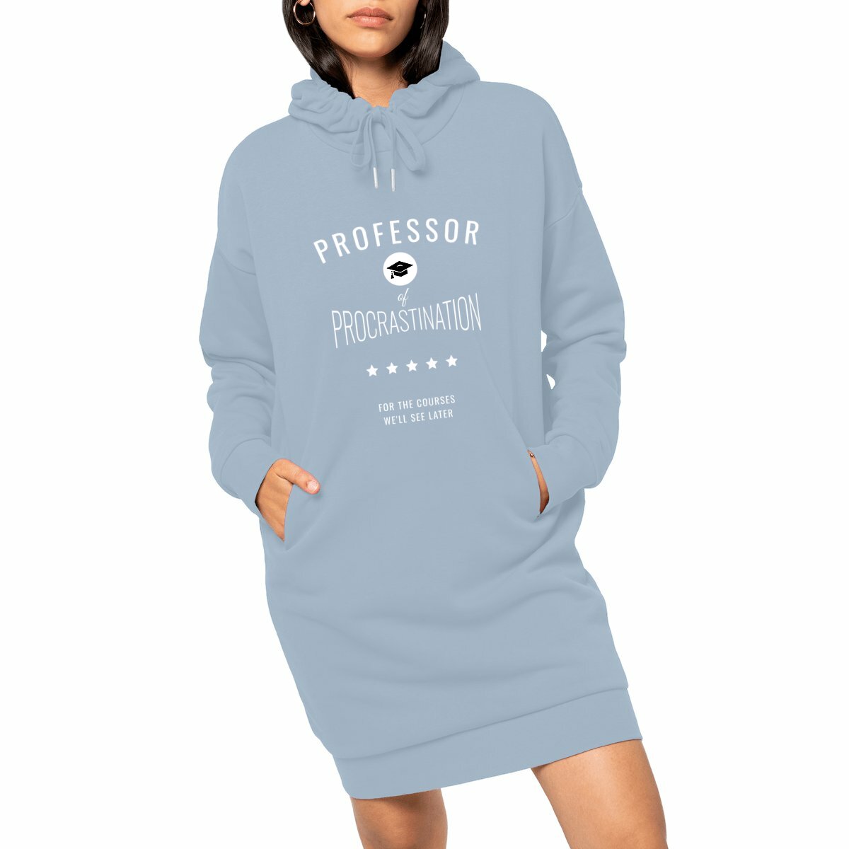 Image front ❀ Robe Sweat Lourde à Capuche Femme ~Premium+ ✦ PROCRASTINATION [🌐 EN] ✨