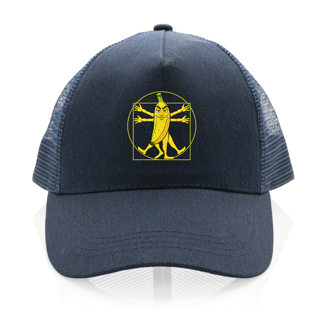 Image back ❀ Casquette Trucker 100% recyclée ~Premium ✦ LA BANANE DE VITRUVE [🌐 FR] ✨