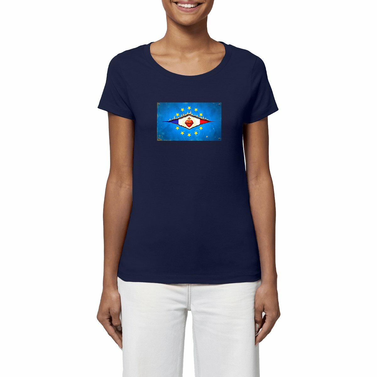 Image front ❀ T-Shirt Léger Femme ~Premium ✧ DÉCHIRURE FRANCE/EUROPE [🌐 FR] ✨