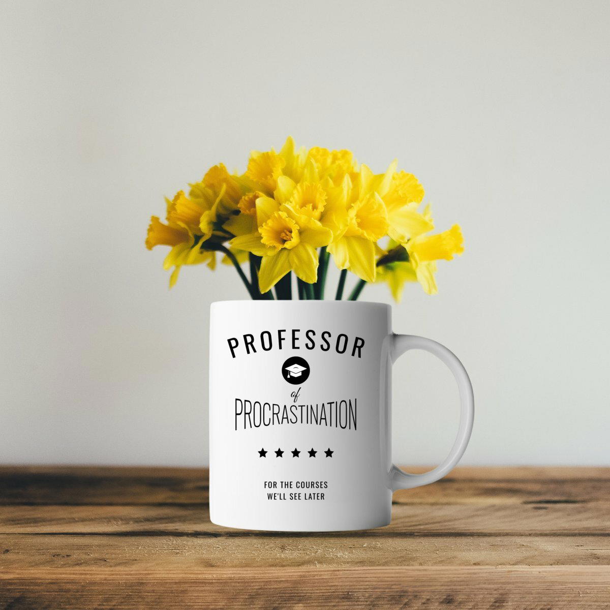Image front ❀ Mug Céramique Imprimé Sur Chaque Côté ~Premium ✦ PROCRASTINATION [🌐 EN] ✨