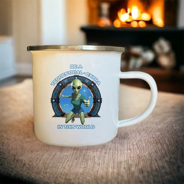 Image front ❀ Mug Metal Imprimé Sur Chaque Côté ✦ ZETA (ALIEN) [🌐 EN] ✨