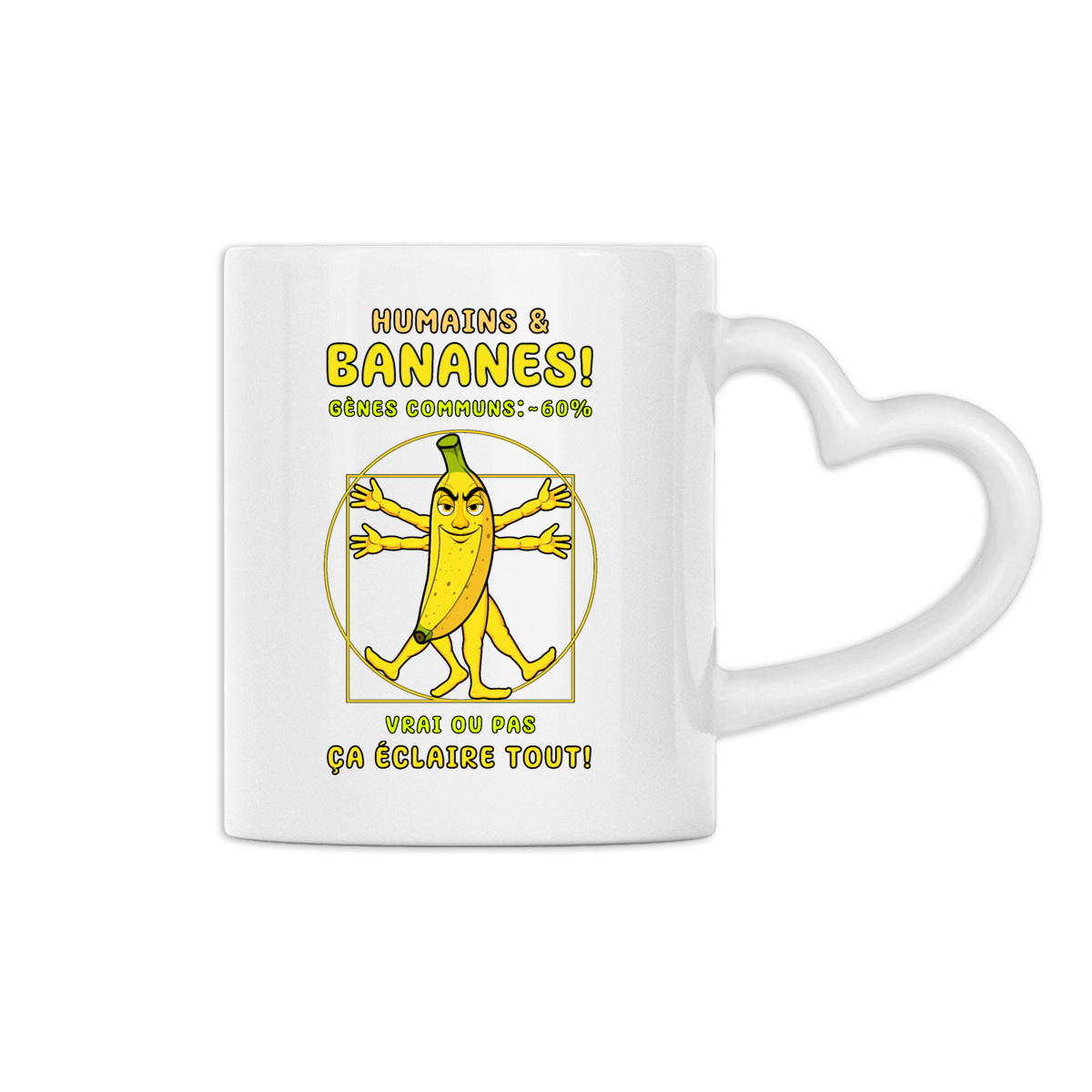 Image back ❀ Mug Céramique Avec Ance En Forme De Cœur Imprimé Sur Chaque Côté ~Premium ✦ LA BANANE DE VITRUVE [🌐 FR] ✨