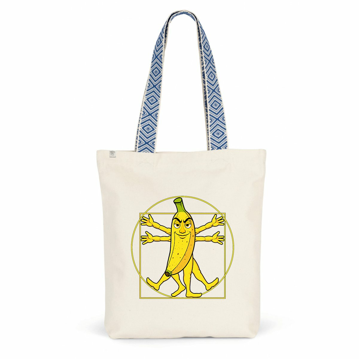 Image back ❀ Totebag Ethnique ~Premium+ ✦ LA BANANE DE VITRUVE [🌐 FR] ✨