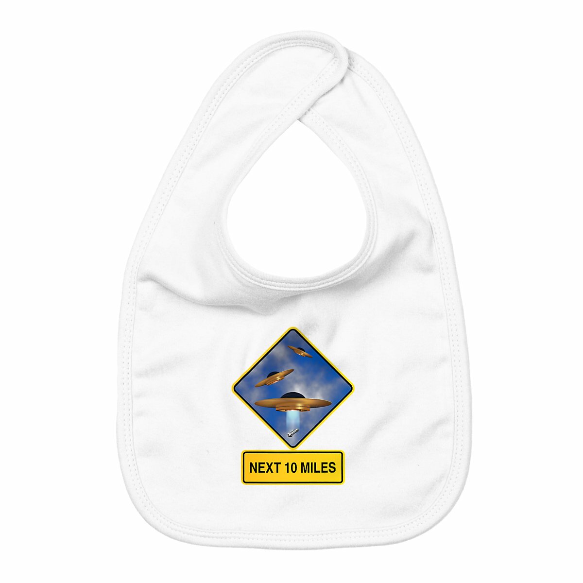 Image back ❀ Bavoir Bébé ~Premium+ ✦ UFO ALERT [🌐 EN] ✨