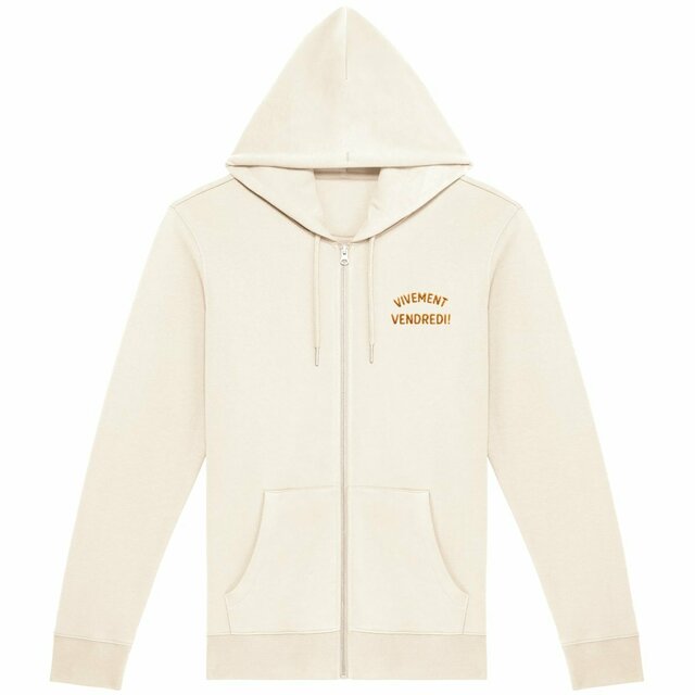 Image back ❀ Sweat à Capuche Épais Unisexe Zippé ~Premium+ Visuel Devant & au Dos ✦ VIVEMENT VENDREDI ! [🌐 FR] ✨