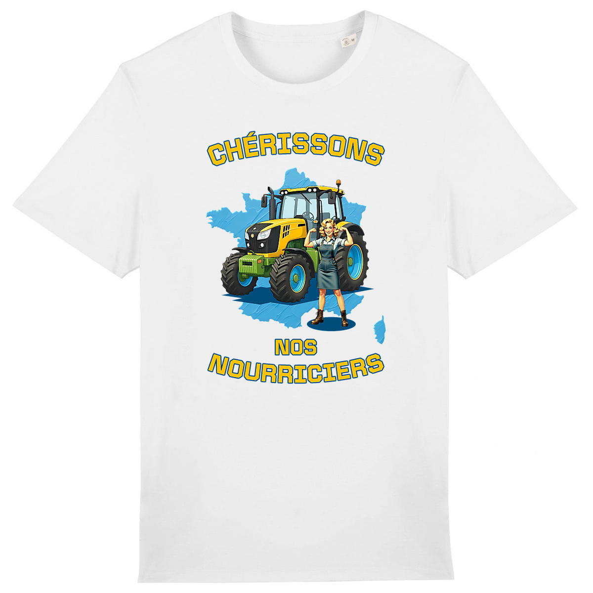 Image back ❀ T-Shirt Mi-Épais Unisexe ~Premium+ ✧ SOUTENONS NOS FERMES [🌐 FR] ✨