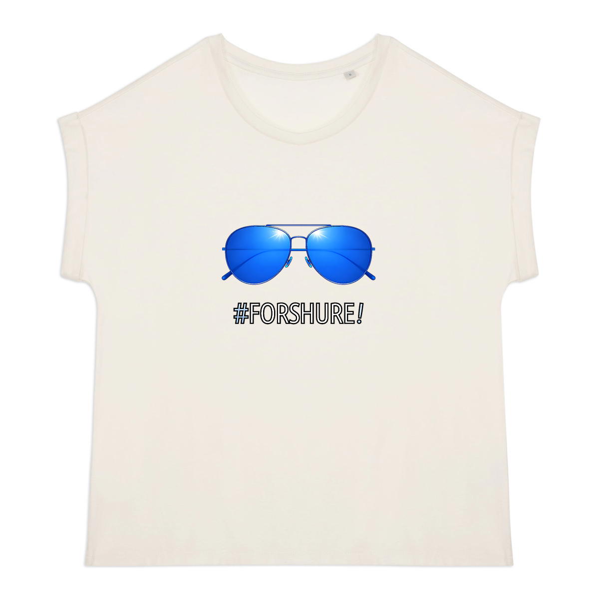 Image back ❀ T-Shirt Mi-Léger Femme Manches à Revers ~Premium ✧ DAVOS 2026 PARODY [🌐 FR] ✨