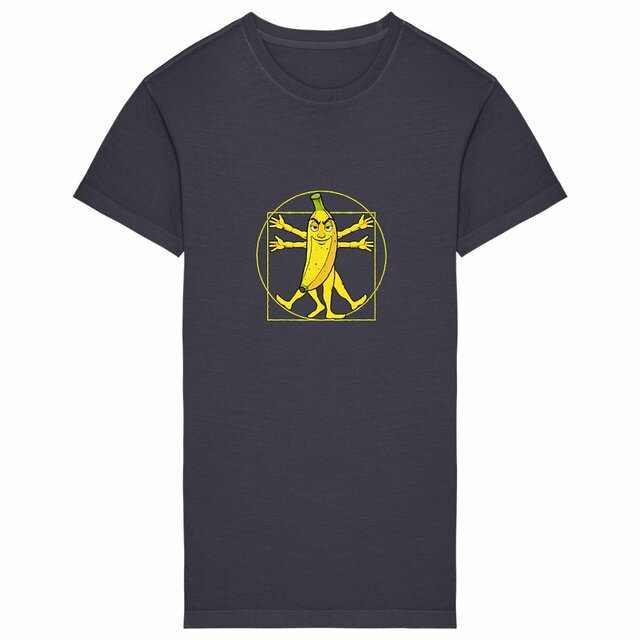 Image back ❀ Robe T-Shirt Mi-Épaisse Vintage Oversize Femme ~Premium+ ✦ LA BANANE DE VITRUVE [🌐 FR] 