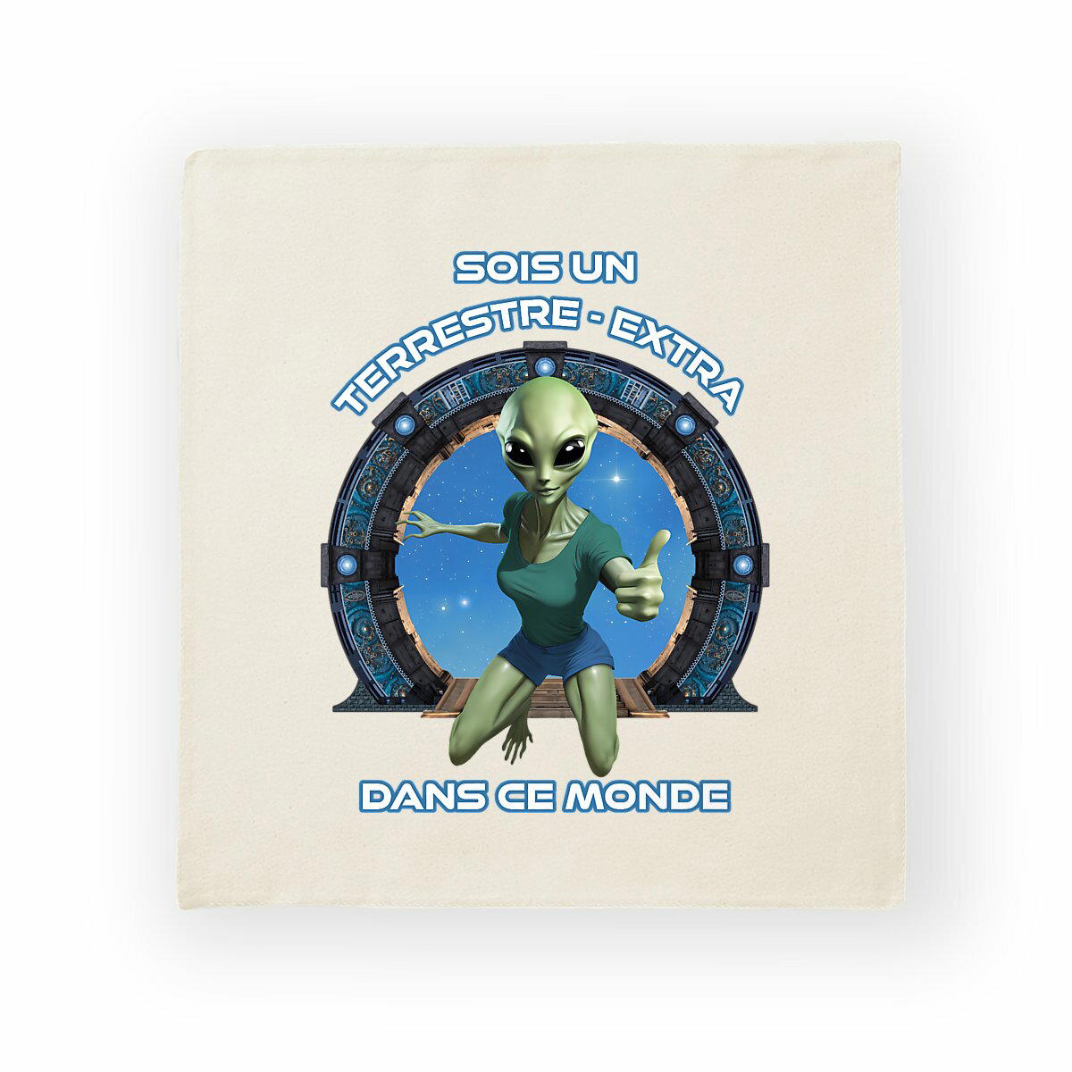 Image front ❀ Housse de coussin ~Premium+ ✦ ZETA (EXTRA-TERRESTRE) [🌐 FR] ✨