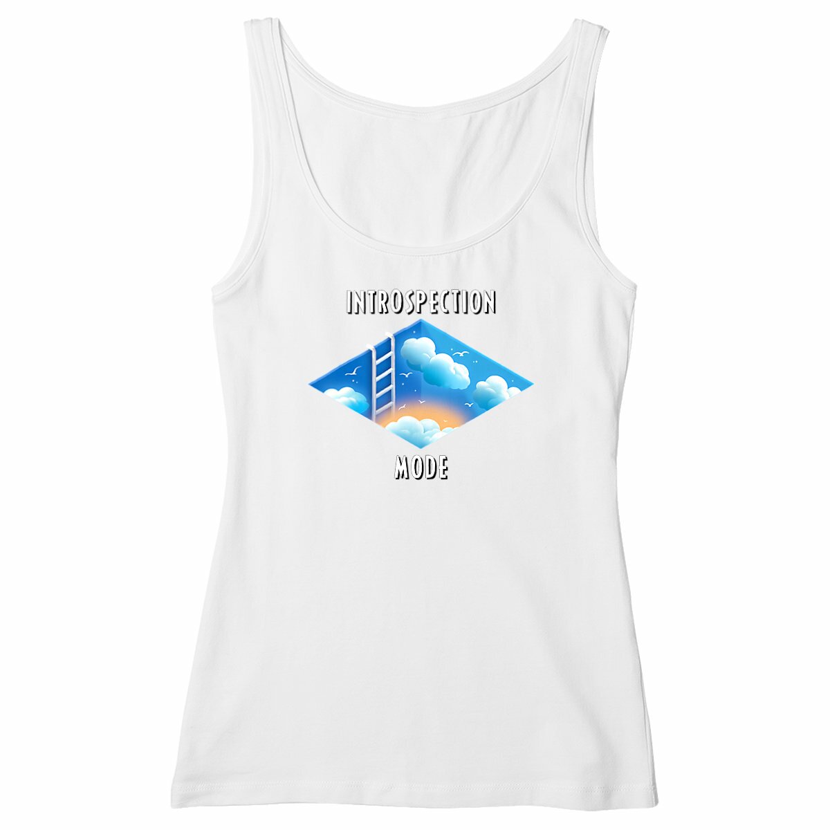 Image back ❀ Débardeur Mi-Léger Femme Cintré ~Premium ✦ INTROSPECTION MODE [🌐 INT] ✨