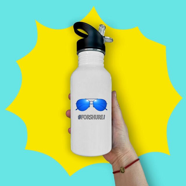 Image front ❀ Bouteille Inox Avec Paille ~Premium ✧ DAVOS 2026 PARODY [🌐 FR] ✨