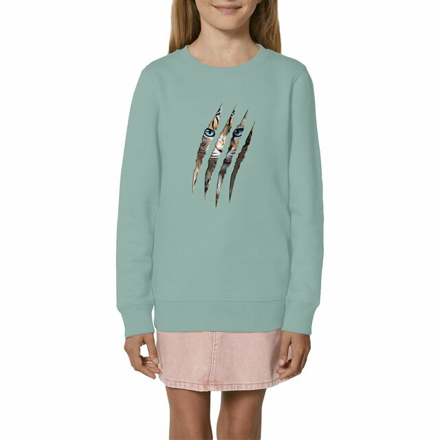 Image front ❀ Sweat-Shirt Standard Unisexe Enfant ~Premium ✦ LA GRIFFE DU CHAT [🌐 INT] ✨