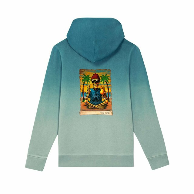 Image back ❀ Sweat à Capuche Standard Oversize Dip Dye Enfant Unisexe ~Premium+ ✦ VIVEMENT VENDREDI !