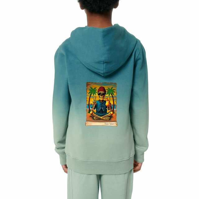 Image front ❀ Sweat à Capuche Standard Oversize Dip Dye Enfant Unisexe ~Premium+ ✦ VIVEMENT VENDREDI !