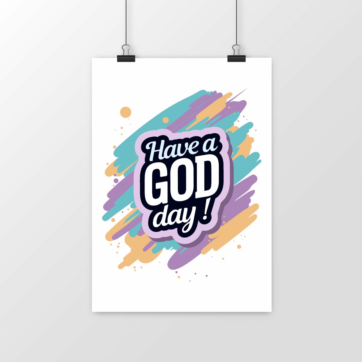 Image front ❀ Poster Vertical ~Premium ✦ HAVE A GOD DAY ! [🌐 EN] ✨