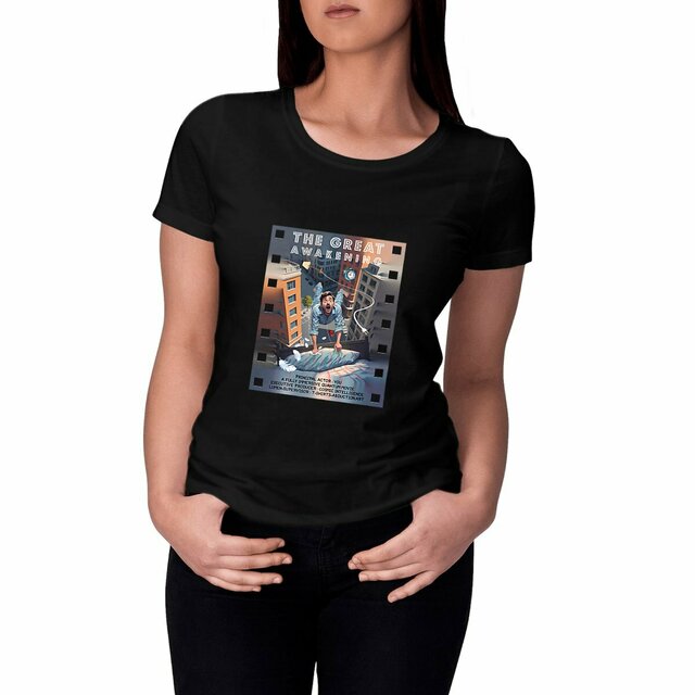 Image front ❀ T-Shirt Léger Classique Femme ~Change ✦ THE GREAT AWAKENING [🌐 EN] ✨