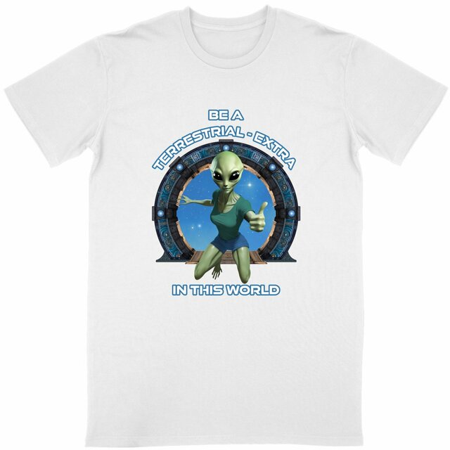 Image back ❀ T-Shirt Léger Classique Unisexe ~Change ✦ ZETA (ALIEN) [🌐 EN] ✨