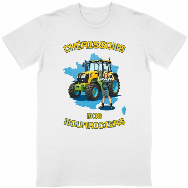 Image back ❀ T-Shirt Léger Classique Unisexe ~Change ✧ SOUTENONS NOS FERMES [🌐 FR] ✨