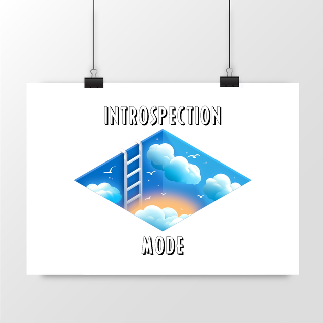 Image back ❀ Poster Horizontal ~Premium ✦ INTROSPECTION MODE [🌐 INT] ✨